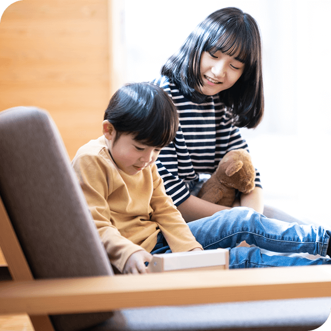 育つ子どもと、一緒に育つソファ
